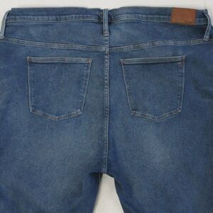 MADEWELL 10" High-Rise Skinny Raw Hem Denim Jeans Womens Plus Size 37 Button Fly